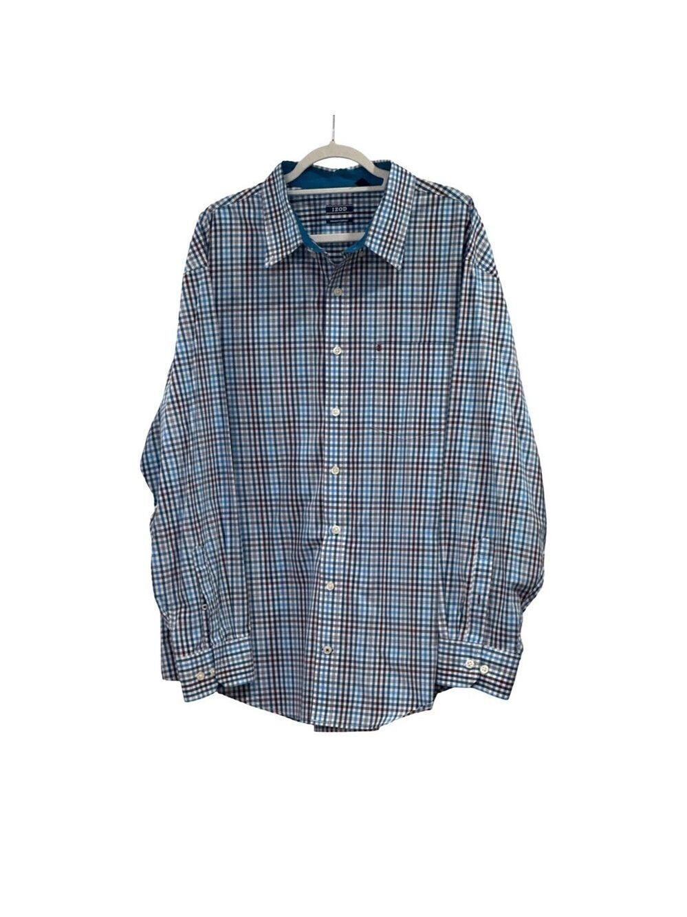Izod Plaid Button Down Shirt